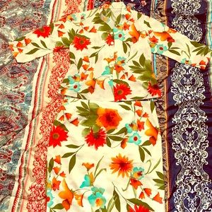 It’s a cotton coat and skirt